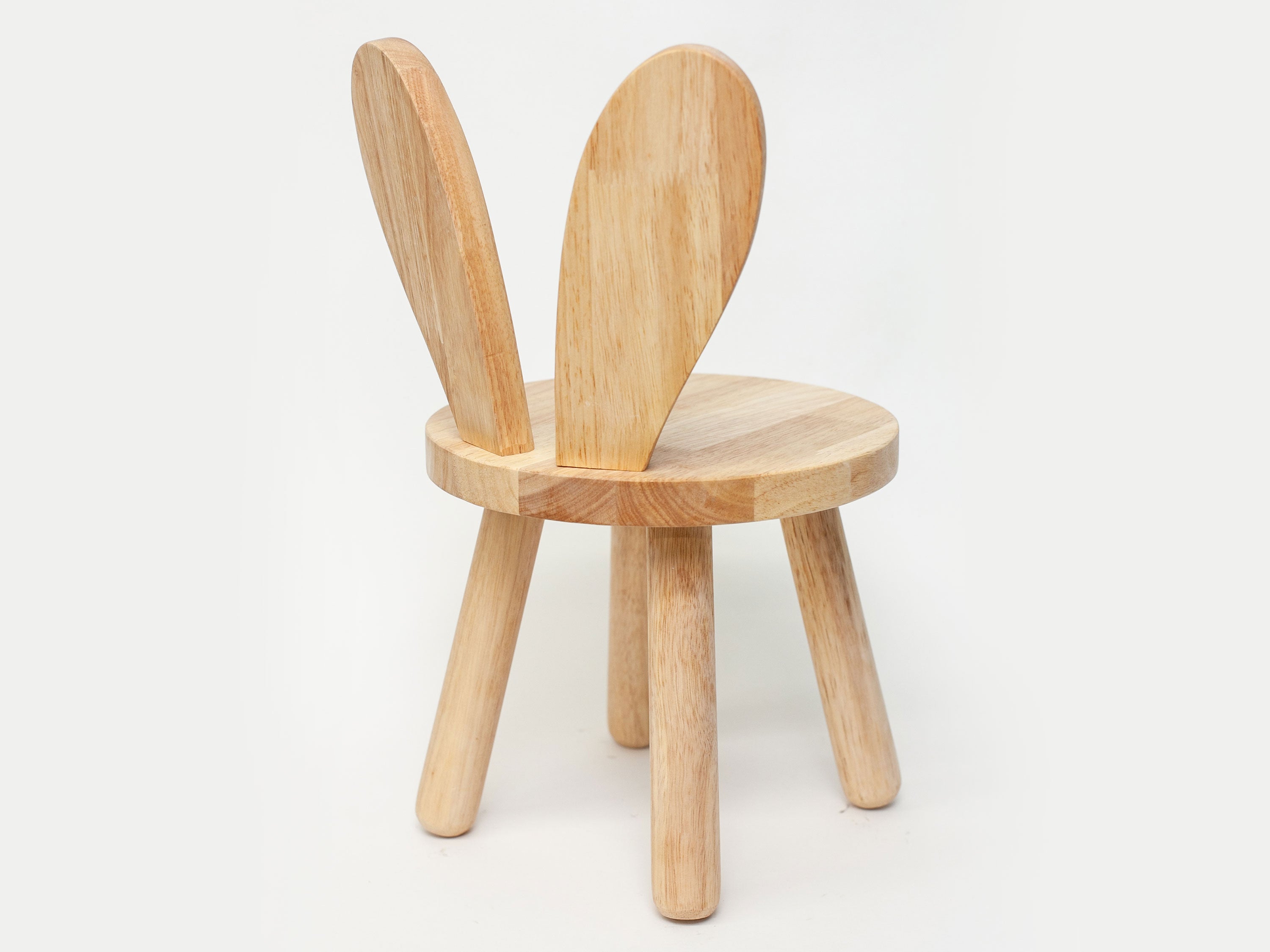 Bunny Ear Kids Toddler Stool - Solid Wood