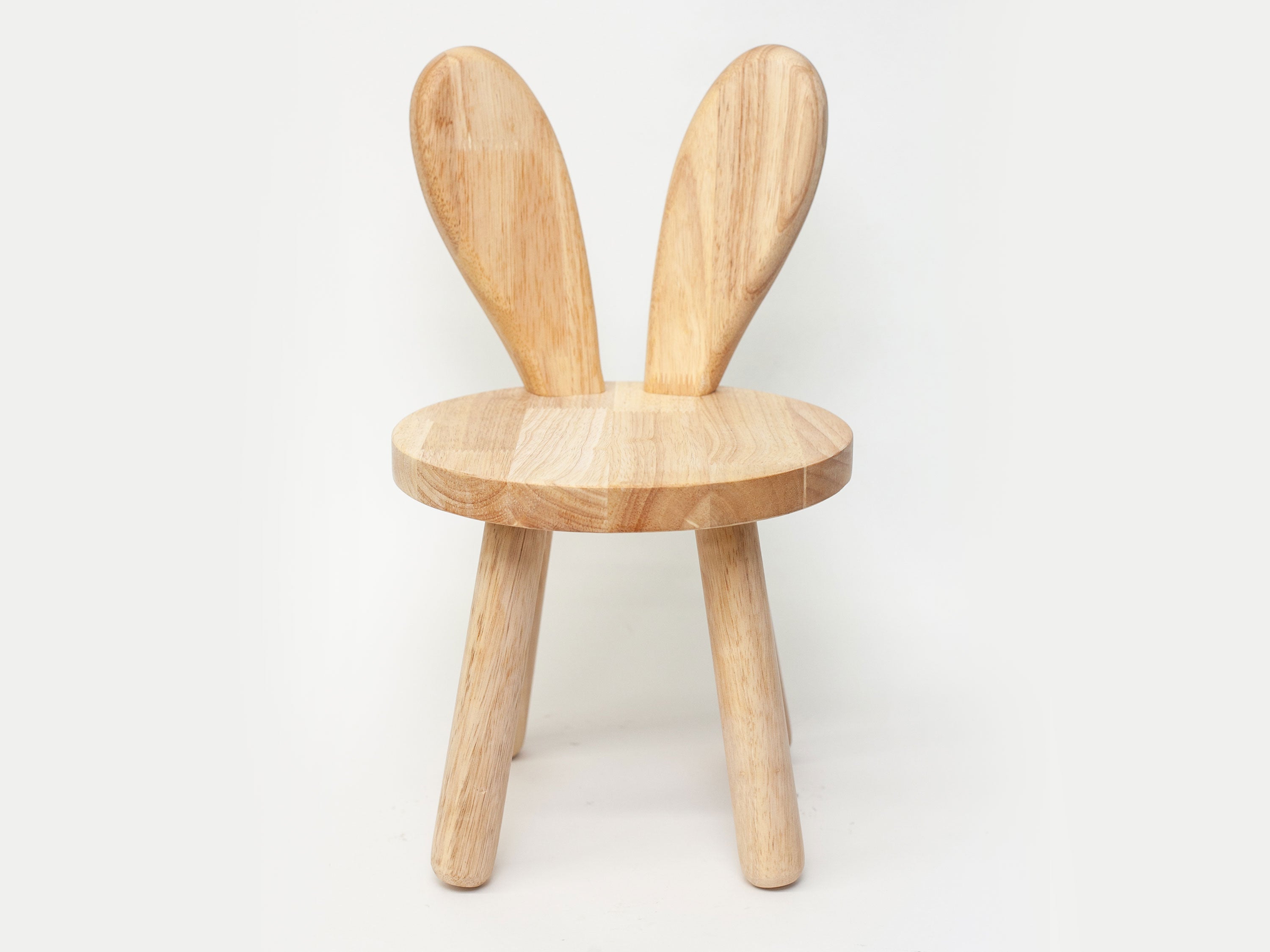 Bunny Ear Kids Toddler Stool - Solid Wood