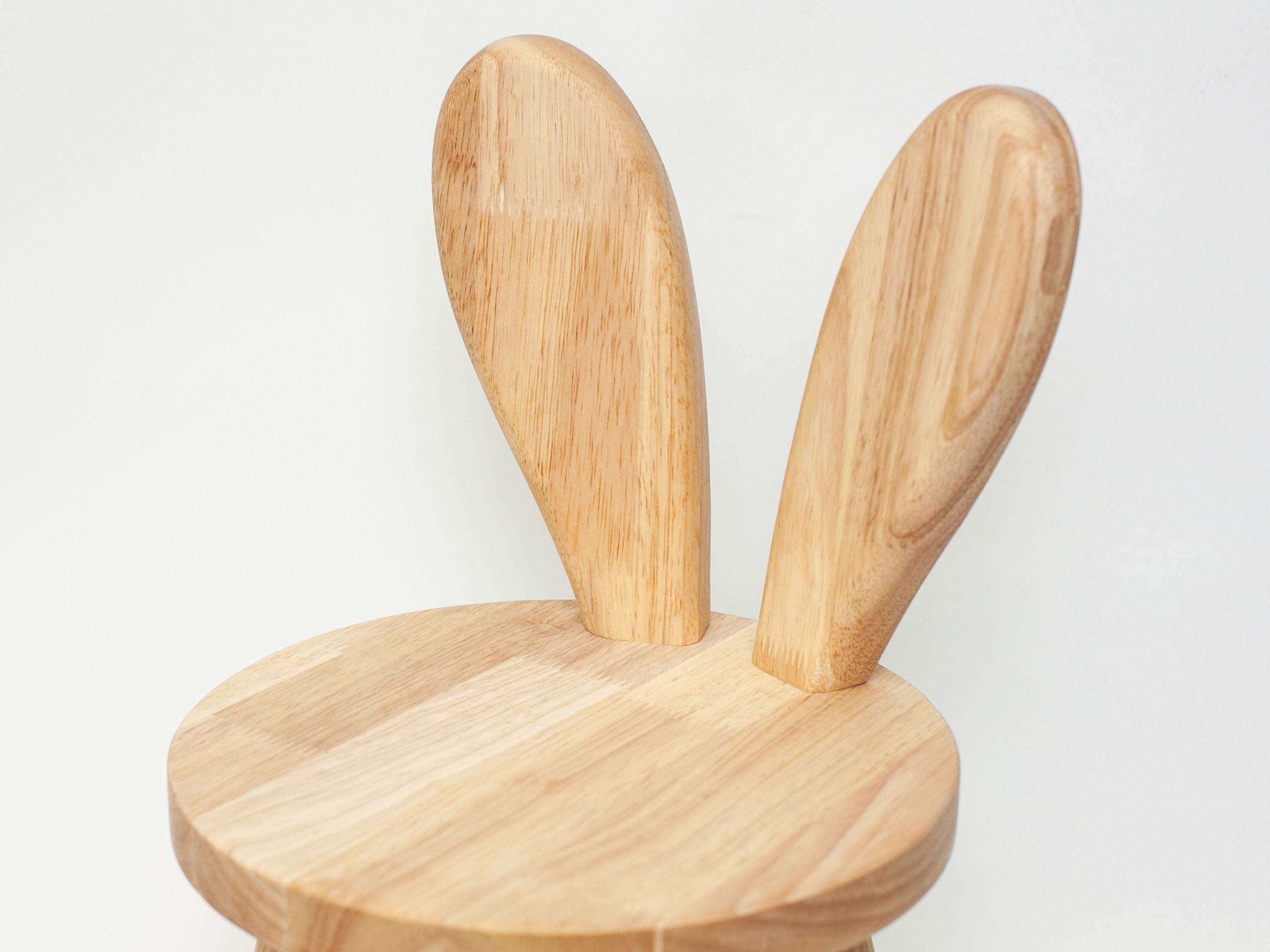 Bunny Ear Kids Toddler Stool - Solid Wood